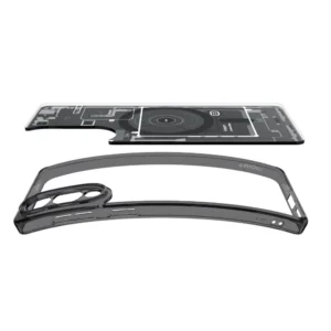 Spigen Ultra Hybrid Mag dėklas su MagSafe skirtas Samsung Galaxy S25 Edge su Print - juodos spalvos - Image 6