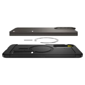 Spigen Tough Armor MagSafe dėklas skirtas Samsung Galaxy S25 Edge - Gray/juodos spalvos - Image 8
