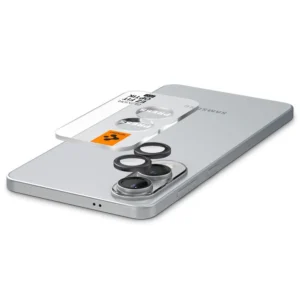 Spigen Optik Pro GLAS.TR "Ez Fit" 2-pack Camera Cdėklas skirtas Samsung Galaxy S25 Edge - juodos spalvos - Image 5