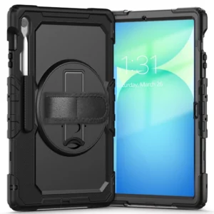 Tech-Protect Solid dėklas skirtas Samsung Galaxy Tab S10 FE+ - juodos spalvos