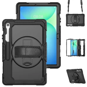 Tech-Protect Solid dėklas skirtas Samsung Galaxy Tab S10 FE+ - juodos spalvos - Image 3