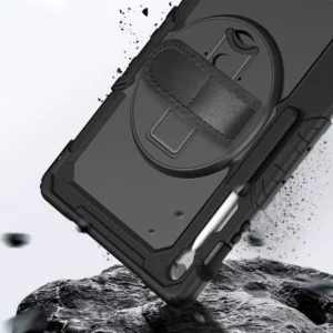 Tech-Protect Solid dėklas skirtas Samsung Galaxy Tab S10 FE+ - juodos spalvos - Image 5