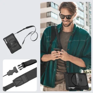 Tech-Protect Solid dėklas skirtas Samsung Galaxy Tab S10 FE+ - juodos spalvos - Image 8