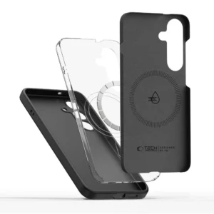 Tech-Protect Liquid Silicone MagSafe case skirta Samsung Galaxy S25 Edge - juodos spalvos - Image 2