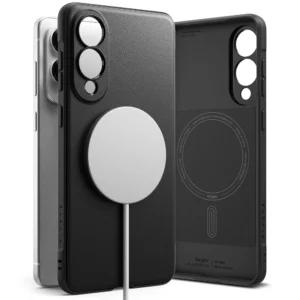 Ringke Onyx Magnetic Magsafe dėklas skirtas Samsung Galaxy S25 Edge - juodos spalvos