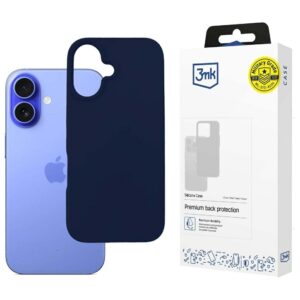 3MK silikoninis dėklas iPhone 16 Plus 6.7" dark navy
