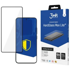 Apsauginis stiklas 3MK HardGlass Max Lite skirtas Xiaomi 15 juodos spalvos - Image 1