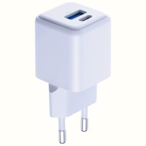 Laidinis įkroviklis 3MK Hyper GaN Charger 20W 1xUSB-A 1XUSB-C PD QC4+ baltos spalvos - Image 6