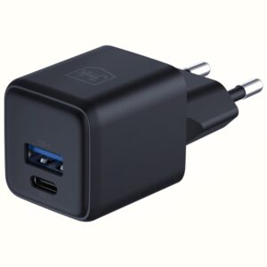 Laidinis įkroviklis 3MK Hyper GaN Charger 20W 1xUSB-A 1XUSB-C PD QC4+ juodos spalvos - Image 6