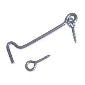 Kabliukas Domax 8873 K-100 201, sidabro, 100 mm x 17 mm - Image 1