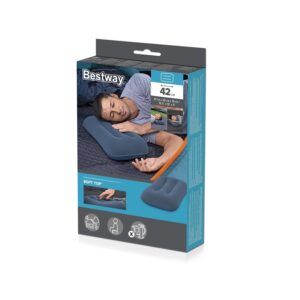 Pripučiama pagalvė Bestway 67121, mėlyna/balta, 42x26x10 cm - Image 3