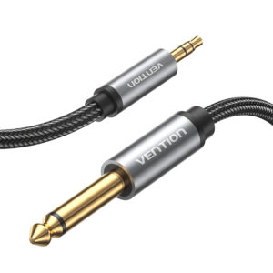 Audio kabelis mini jack 3.5mm male į jack 6.35mm male Vention BCYHF 1m - Image 3