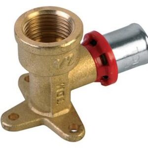 Presuojama alkūnė TDM Brass Art 1680, 16 mm x ½"