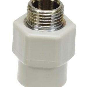 Tarpmovė 23.2520A PPR, 25 mmx1/2" metal. išor. sriegis