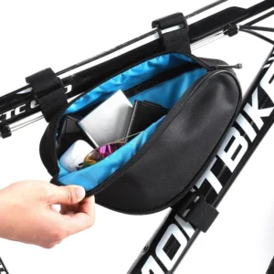 Wozinsky bike bag skirta 1.5l bike frame juodos spalvos (WBB11BK) - Image 9