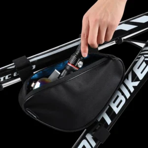 Wozinsky bike bag skirta 1.5l bike frame juodos spalvos (WBB11BK) - Image 7