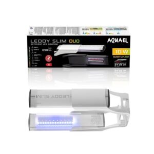 Aquael Slim DUO 10W Sunny&Plant&Night Baltas