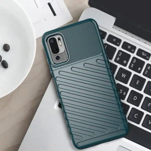 Thunder Case Flexible Tough Rugged Cover TPU Case for Xiaomi Redmi Note 10 5G / Poco M3 Pro black - Image 4