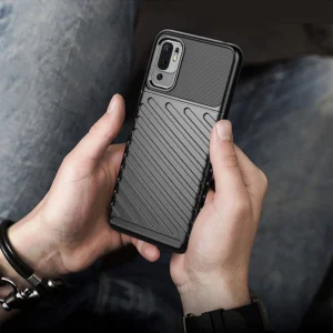 Thunder Case Flexible Tough Rugged Cover TPU Case for Xiaomi Redmi Note 10 5G / Poco M3 Pro black - Image 6