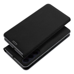 LUNA Book Carbon skirtas Samsung Galaxy A7 2018 juodos spalvos - Image 4