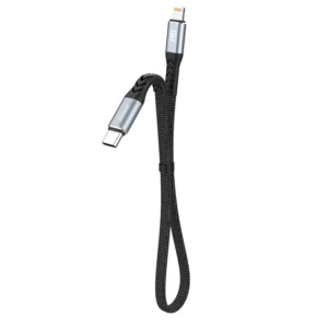 Dudao L10P Lightning - USB-C PD 20W kabelis 0.23m - juodos spalvos