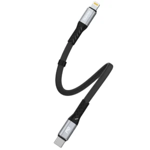 Dudao L10P Lightning - USB-C PD 20W kabelis 0.23m - juodos spalvos - Image 2
