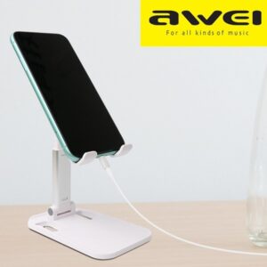 AWEI telefono laikiklis X11 baltos spalvos - Image 4