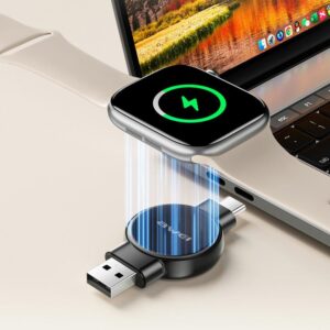 AWEI įkroviklis skirtas Apple/Samsung Watch W26 juodos spalvos - Image 5