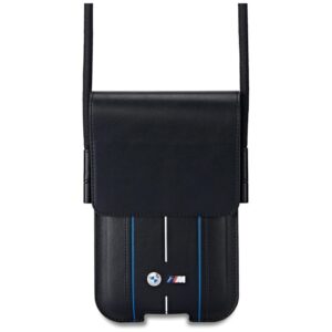 Krepšys BMW Phone Pouch Blue Stripes juodos spalvos - Image 1