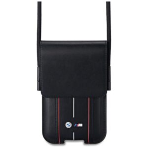 Krepšys BMW Phone Pouch Red Stripes juodos spalvos