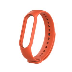 Beline apyrankė Mi Band 3/4 oranžinės spalvos