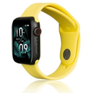 Beline apyrankė Apple Watch Silicone42/44/45/49mm geltonos spalvos