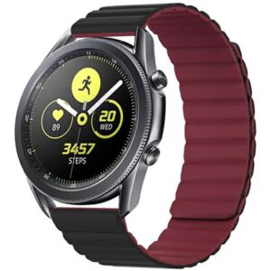 Beline apyrankė Watch 22mm Magneticczarno-czerwony juodos spalvos/red