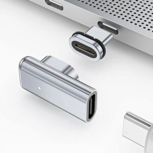 Beline Magnetic adapteris USB-C silver DAC BLNAM01 - Image 2