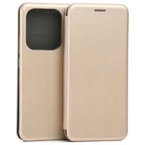Beline Dėklas Book Magnetic Redmi Note 14 5G aukso spalvos