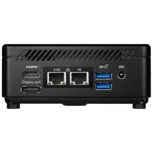 Mini desktop PC MSI Cubi 5 12M-261BEU i5 / 16GB / 512GB / Windows 11 Pro / WiFi 6E + BT 5.3 / 1Gbps + 2.5Gbps / juodos spalvos - Image 3