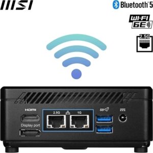 Mini desktop PC MSI Cubi 5 12M-262BEU i3 / 8GB / 512GB SSD / Windows 11 Home / WiFi 6E + BT 5.3 / 1Gbps + 2.5Gbps / juodos spalvos - Image 5