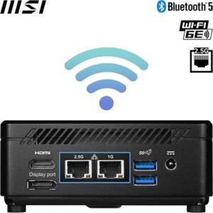 Mini desktop PC MSI Cubi 5 12M-262BEU barebone i3 / WiFi 6E + BT 5.3 / 1Gbps + 2.5Gbps / juodos spalvos - Image 5
