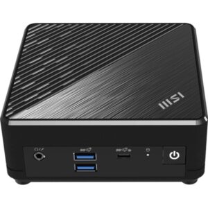Mini desktop PC MSI Cubi N ADL S-225BEU barebone Intel N100 / WiFi 5 + BT 5.0 / 2x1Gbps / juodos spalvos - Image 4