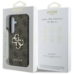 dėklas Guess Big 4G Logo Classic Logo to Samsung Galaxy S25 Plus rudos spalvos - Image 8