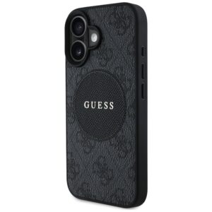 Dėklas Guess 4G Circle Classic Logo MagSafe skirtas Apple iPhone 16 juodos spalvos - Image 2