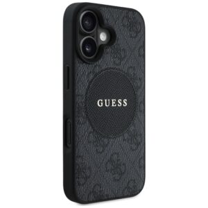Dėklas Guess 4G Circle Classic Logo MagSafe skirtas Apple iPhone 16 juodos spalvos - Image 4