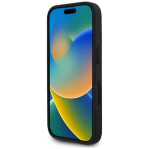 Dėklas Guess 4G Circle Classic Logo MagSafe skirtas Apple iPhone 16 juodos spalvos - Image 5