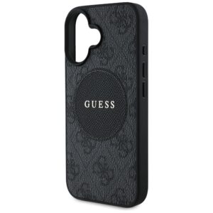Dėklas Guess 4G Circle Classic Logo MagSafe skirtas Apple iPhone 16 juodos spalvos - Image 6
