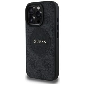 Dėklas Guess 4G Circle Classic Logo MagSafe skirtas Apple iPhone 16 Pro juodos spalvos - Image 2