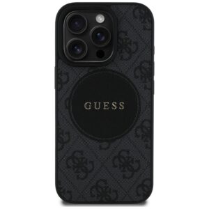 Dėklas Guess 4G Circle Classic Logo MagSafe skirtas Apple iPhone 16 Pro juodos spalvos - Image 3