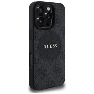 Dėklas Guess 4G Circle Classic Logo MagSafe skirtas Apple iPhone 16 Pro juodos spalvos - Image 4