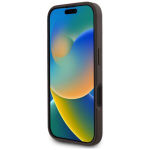 Dėklas Guess 4G Circle Classic Logo MagSafe skirtas Apple iPhone 16 rudos spalvos - Image 5