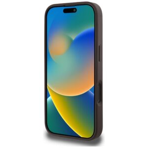 Dėklas Guess 4G Circle Classic Logo MagSafe skirtas Apple iPhone 16 Pro rudos spalvos - Image 5