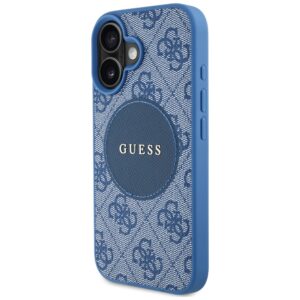 Dėklas Guess 4G Circle Classic Logo MagSafe skirtas Apple iPhone 16 blue - Image 2